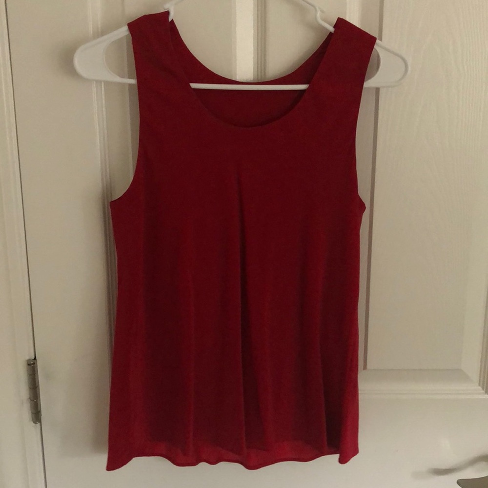Red Silk Camisole